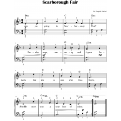 Easy Piano for Adult Beginners: 42 Popular Songs I Easy Piano Keyboard Sheet Music