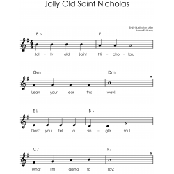 Christmas Saxophone Easy Sheet Music for Beginners