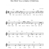 Christmas Saxophone Easy Sheet Music with Letters for Beginners