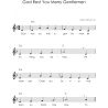 Christmas Saxophone Easy Sheet Music with Letters for Beginners