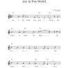 Christmas Saxophone Easy Sheet Music with Letters for Beginners