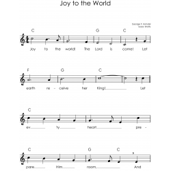 Christmas Recorder Easy Sheet Music for Beginners