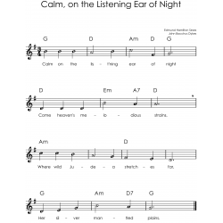 Christmas Recorder Easy Sheet Music with Letters for Beginners
