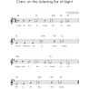 Christmas Recorder Easy Sheet Music with Letters for Beginners