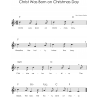 Christmas Recorder Easy Sheet Music with Letters for Beginners