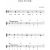 Christmas Recorder Easy Sheet Music with Letters for Beginners