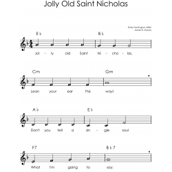 Christmas Trumpet Easy Sheet Music with Letters for Beginners