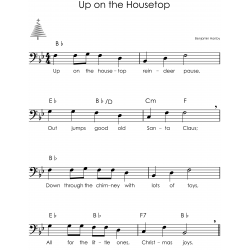 Christmas Trombone Easy Sheet Music for Beginners