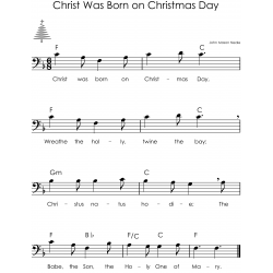 Christmas Trombone Easy Sheet Music for Beginners