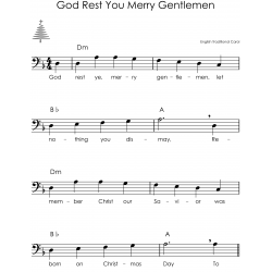 Christmas Trombone Easy Sheet Music for Beginners