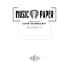 Music Paper - Guitar Tab Manuscript - Notebook for Guitarists
