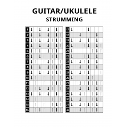 Music Paper - Guitar Tab Manuscript - Notebook for Guitarists
