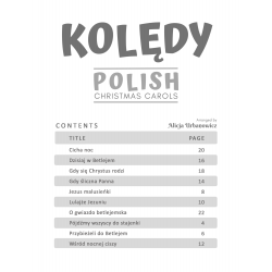 Kolędy Polskie I Polish Christmas Carols Easy Piano Solo