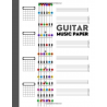 Music Paper Guitar Tab Manuscript Notebook for Guitarists