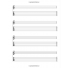 Music Paper Guitar Tab Manuscript Notebook for Guitarists