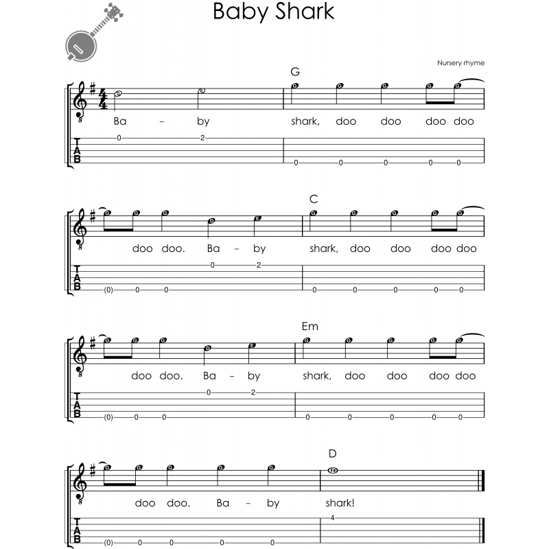 First 100 Songs to Play on Banjo I Songbook for Beginners