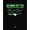 Drumset Manuscript Paper
