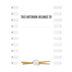 Drumset Manuscript Paper