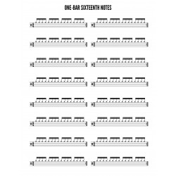 Drumset Manuscript Paper