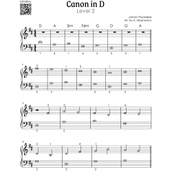 Canon in D I Pachelbel I 5 Versions I From a Beginner to an Advanced Pianist