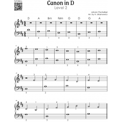 Canon in D I Pachelbel I 5 Versions I From a Beginner to an Advanced Pianist