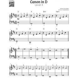Canon in D I Pachelbel I 5 Versions I From a Beginner to an Advanced Pianist