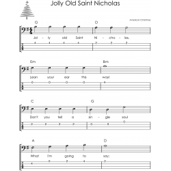 hristmas Carols on Bass Guitar I Easy Solos for Beginners