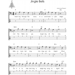 hristmas Carols on Bass Guitar I Easy Solos for Beginners