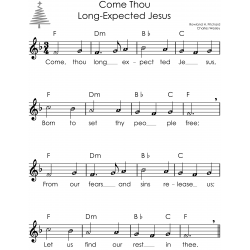 Christmas Carols on Recorder I 60 Songs for Beginners