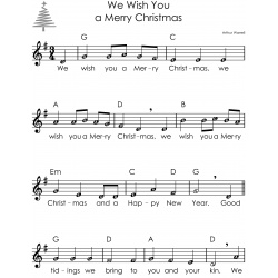 Christmas Carols on Recorder I 60 Songs for Beginners