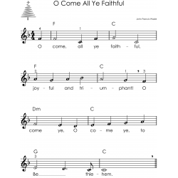 Christmas Carols on Keyboard I 60 Songs for Beginners