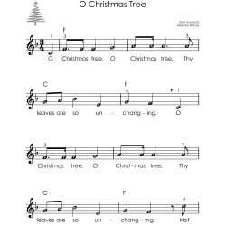 Christmas Carols on Keyboard I 60 Songs for Beginners