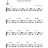 Christmas Carols on Keyboard I 60 Songs for Beginners