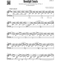 Moonlight Sonata - Beethoven - 1st Movement I 5 Versions - From a Beginner to an Advanced Pianist