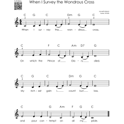 50 Keyboard Hymns for Beginners I Super Easy Sheet Music