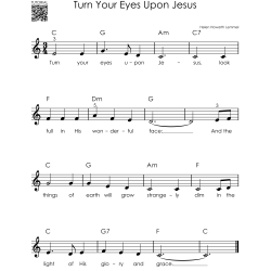 50 Keyboard Hymns for Beginners I Super Easy Sheet Music