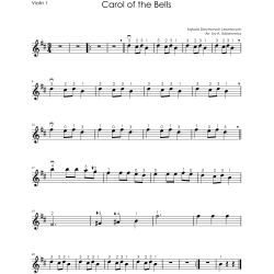 Christmas Duets for Beginners I Two Violins & Piano