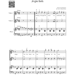 Christmas Duets for Beginners I Two Violins & Piano