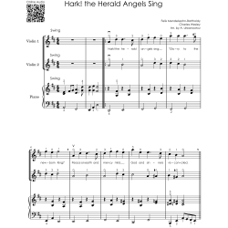 Christmas Duets for Beginners I Two Violins & Piano