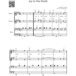 Christmas Duets for Beginners I Two Violins & Piano