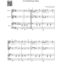 Christmas Duets for Beginners I Two Violins & Piano