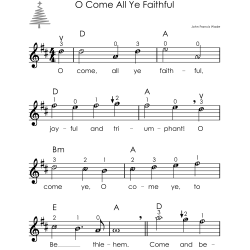 Christmas Carols on Violin I 60 Songs in First Position