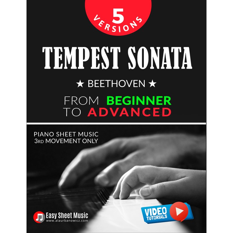 Tempest Sonata – 5 Versions of the 3rd Movement from Beginner to Advanced