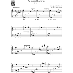 Tempest Sonata – 5 Versions of the 3rd Movement from Beginner to Advanced