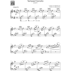 Tempest Sonata – 5 Versions of the 3rd Movement from Beginner to Advanced