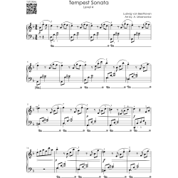 Tempest Sonata – 5 Versions of the 3rd Movement from Beginner to Advanced