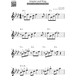 Maple Leaf Rag - Scott Joplin - 5 Versions from Beginner to Advanced