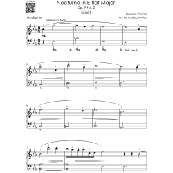 Nocturne in E-flat Major Op. 9 No. 2 – Chopin – 5 Versions – From Beginner to Advanced