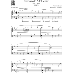 Nocturne in E-flat Major Op. 9 No. 2 – Chopin – 5 Versions – From Beginner to Advanced
