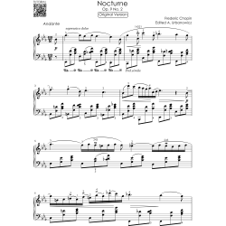 Nocturne in E-flat Major Op. 9 No. 2 – Chopin – 5 Versions – From Beginner to Advanced